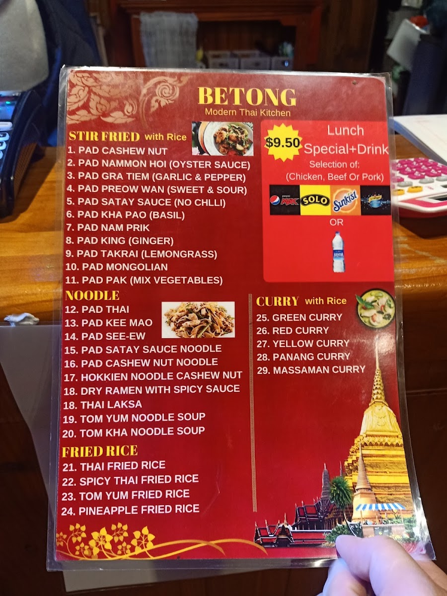 Menu Betong Thai Restaurant-3