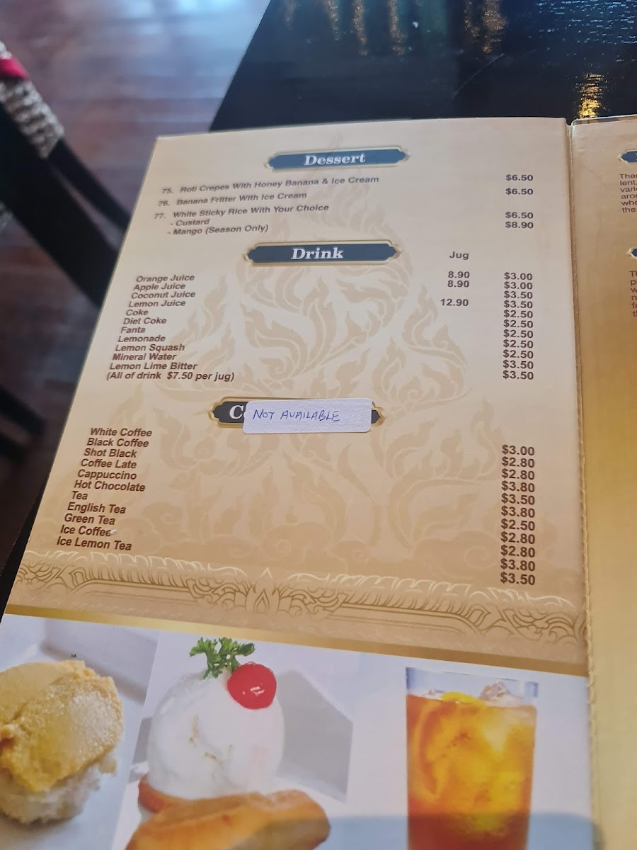 Menu Betong Thai Restaurant-4