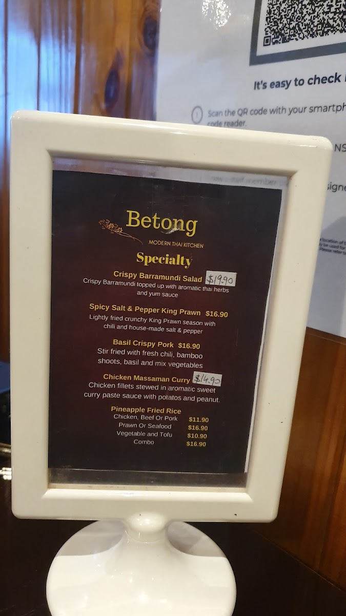 Menu Betong Thai Restaurant-6