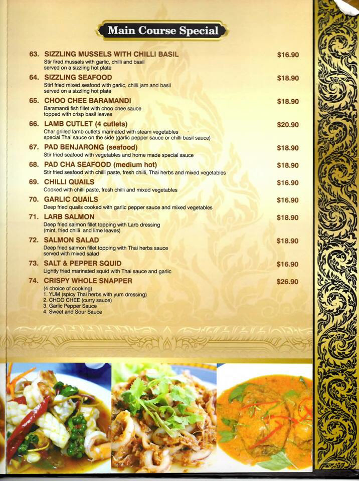 Menu Betong Thai Restaurant-8